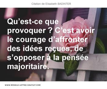 Citations Elisabeth BADINTER