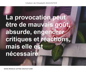 Citations Elisabeth BADINTER