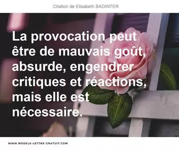 Citations Elisabeth BADINTER
