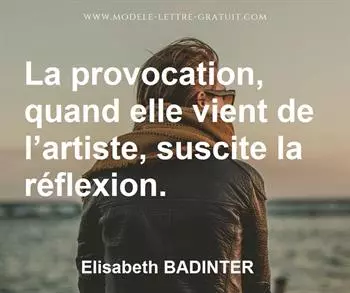 Citation de Elisabeth BADINTER
