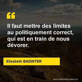 Citation Elisabeth BADINTER