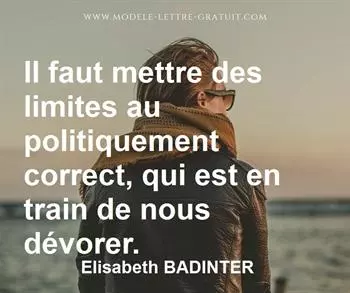 Citation de Elisabeth BADINTER