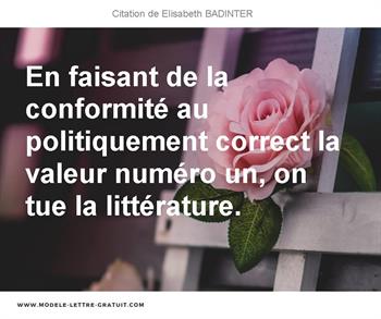 Citations Elisabeth BADINTER