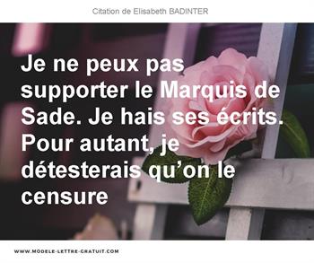 Citations Elisabeth BADINTER