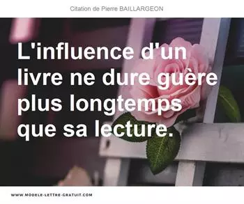Citations Pierre BAILLARGEON