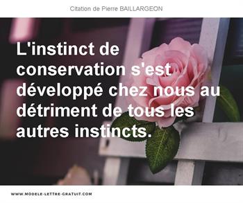 Citations Pierre BAILLARGEON