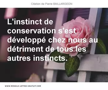 Citations Pierre BAILLARGEON