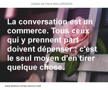 Citations Pierre BAILLARGEON