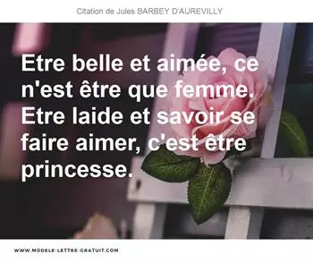 Citations Jules BARBEY D