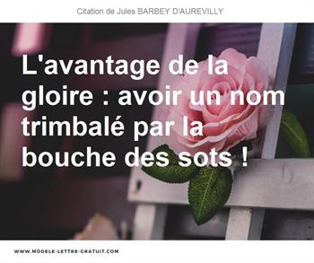 Citations Jules BARBEY D