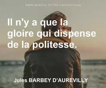 Citation de Jules BARBEY D
