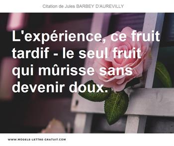 Citations Jules BARBEY D