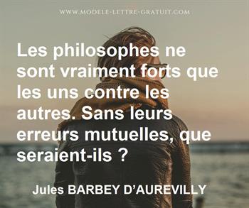 Citation de Jules BARBEY D’AUREVILLY