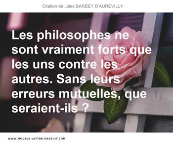 Citations Jules BARBEY D