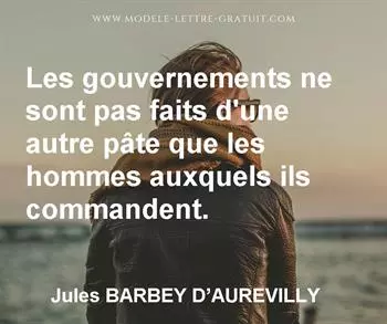 Citation de Jules BARBEY D