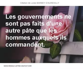 Citations Jules BARBEY D