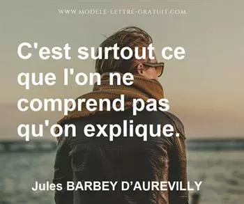 Citation de Jules BARBEY D