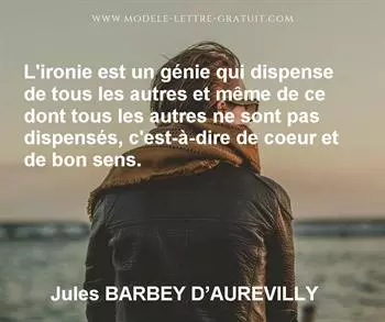 Citation de Jules BARBEY D