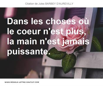 Citations Jules BARBEY D