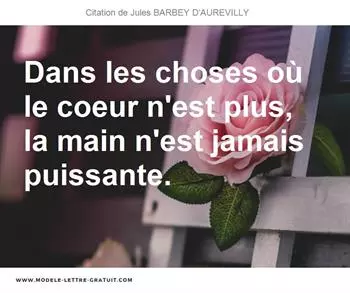 Citations Jules BARBEY D