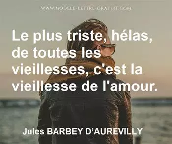 Citation de Jules BARBEY D