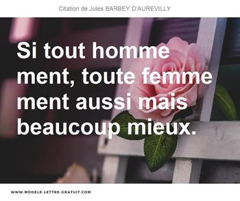 Citations Jules BARBEY D