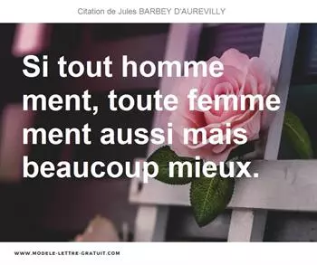 Citations Jules BARBEY D