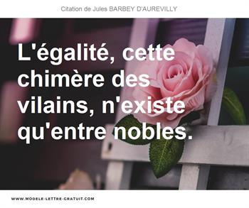 Citations Jules BARBEY D