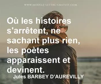 Citation de Jules BARBEY D