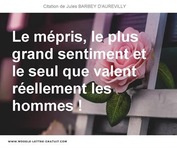 Citations Jules BARBEY D