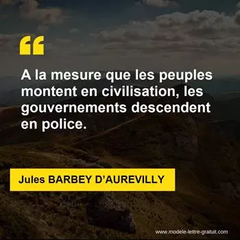 Citation Jules BARBEY D