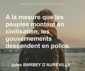 Citation de Jules BARBEY D