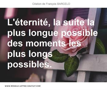 Citations François BARCELO