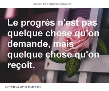 Citations François BARCELO