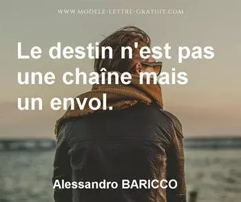 Citation de Alessandro BARICCO