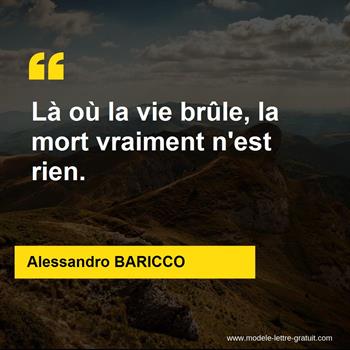 Citations Alessandro BARICCO