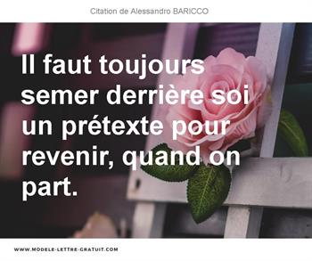 Citations Alessandro BARICCO