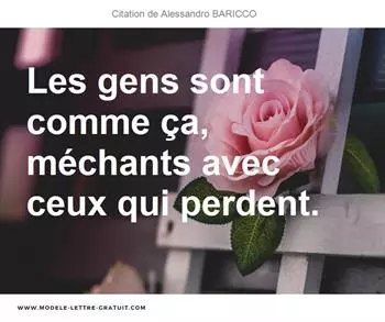 Citations Alessandro BARICCO