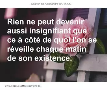 Citations Alessandro BARICCO