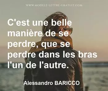 Citation de Alessandro BARICCO
