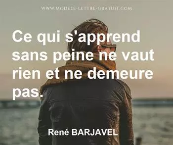 Citation de René BARJAVEL