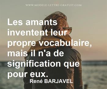 Citation de René BARJAVEL