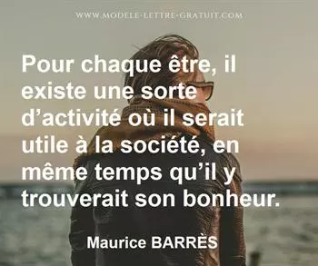 Citation de Maurice BARRÈS