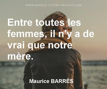 Citation de Maurice BARRÈS