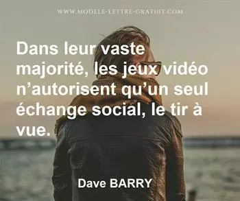 Citation de Dave BARRY
