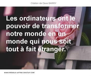 Citations Dave BARRY