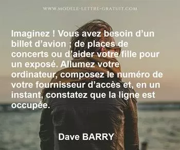 Citation de Dave BARRY