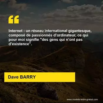 Citation Dave BARRY