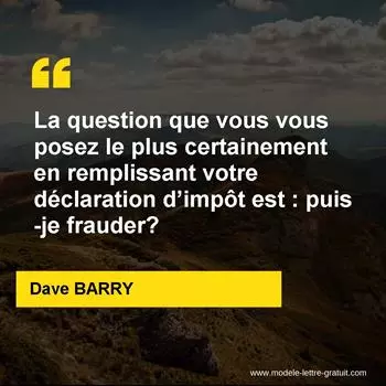 Citation Dave BARRY