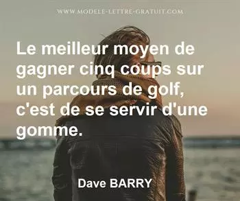 Citation de Dave BARRY